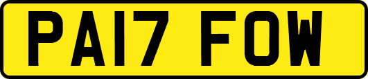 PA17FOW