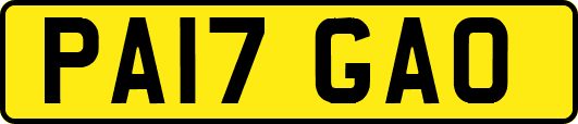 PA17GAO