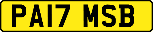 PA17MSB
