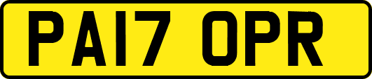 PA17OPR