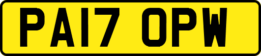 PA17OPW
