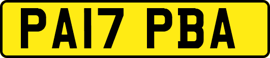 PA17PBA