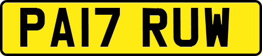 PA17RUW