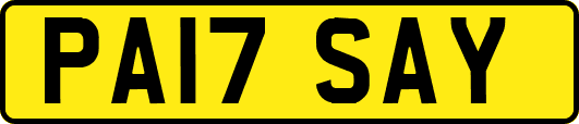 PA17SAY