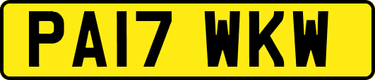 PA17WKW
