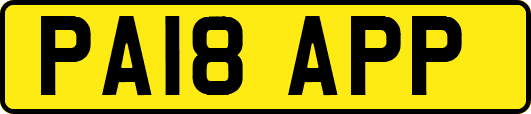 PA18APP
