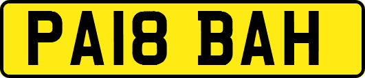 PA18BAH