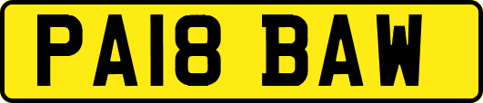 PA18BAW