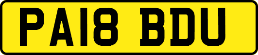 PA18BDU