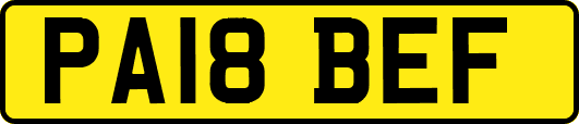 PA18BEF