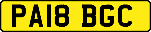 PA18BGC
