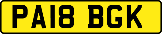 PA18BGK