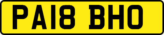 PA18BHO