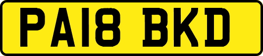 PA18BKD