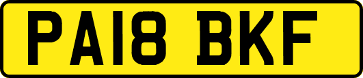 PA18BKF