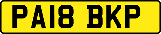 PA18BKP