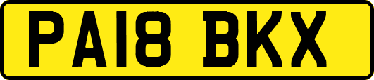 PA18BKX