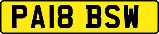 PA18BSW