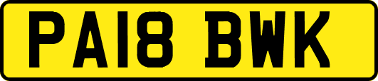 PA18BWK