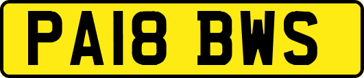 PA18BWS
