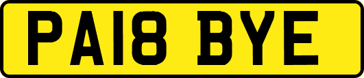 PA18BYE