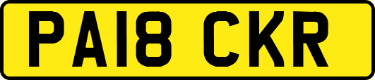 PA18CKR