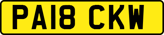 PA18CKW