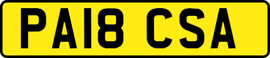 PA18CSA