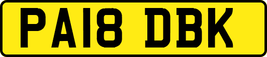 PA18DBK