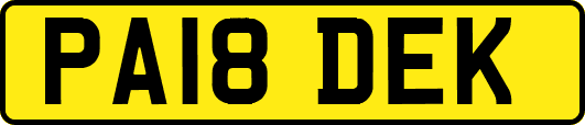 PA18DEK