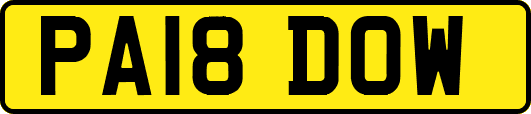 PA18DOW