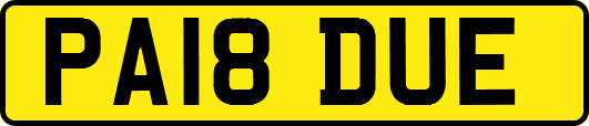 PA18DUE