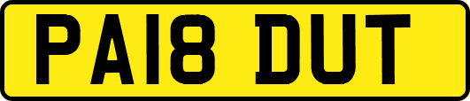 PA18DUT