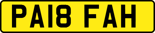 PA18FAH