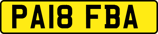 PA18FBA