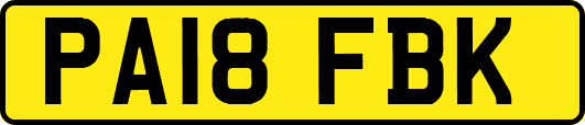PA18FBK
