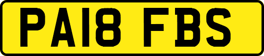 PA18FBS