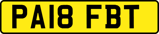 PA18FBT