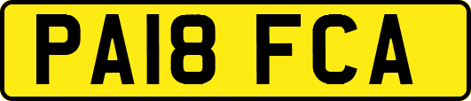 PA18FCA