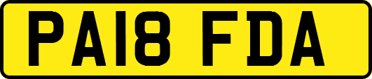 PA18FDA