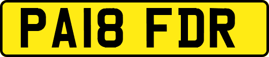 PA18FDR