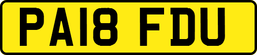 PA18FDU