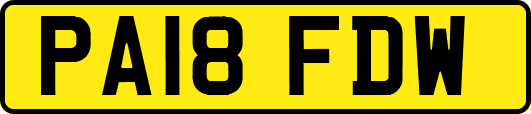 PA18FDW
