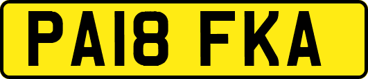 PA18FKA