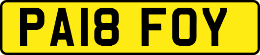 PA18FOY