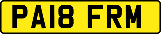 PA18FRM