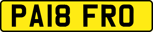 PA18FRO