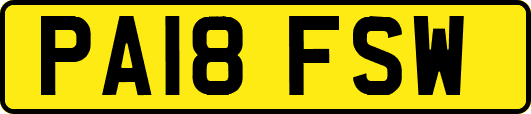 PA18FSW