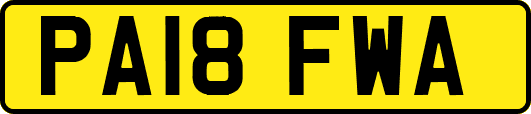 PA18FWA