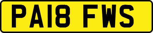 PA18FWS
